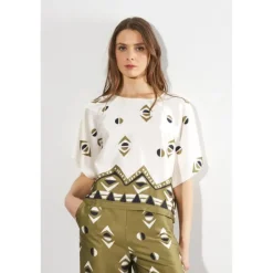 ELLI WHITE Tops & T-shirts Outlet