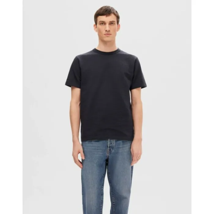 SELECTED HOMME BLACK T- Shirts Hot